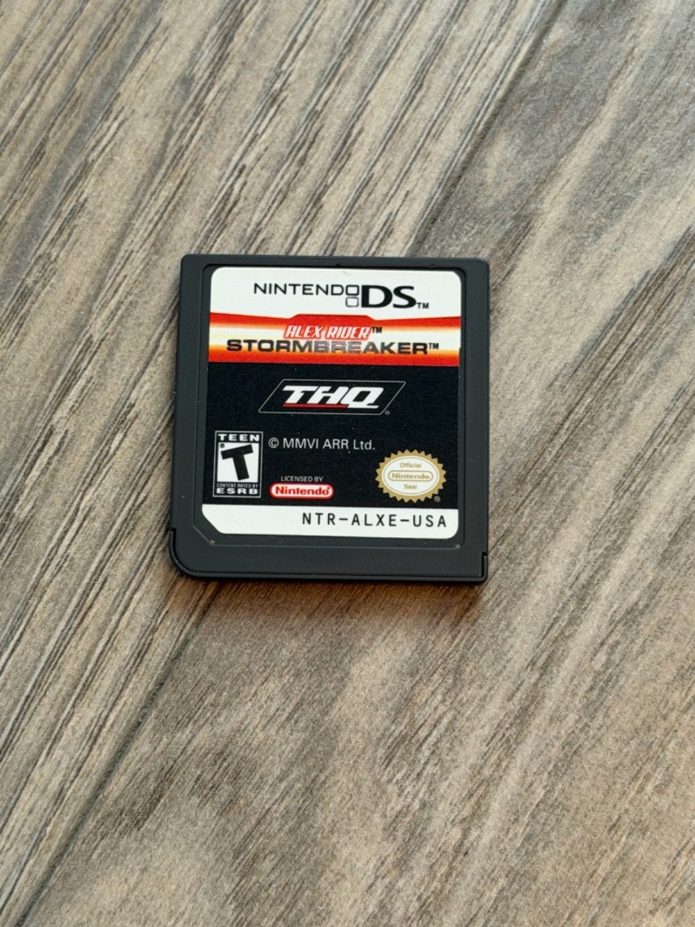 Alex Rider Stormbreaker Nintendo DS Authentic Tested Game Cartridge
